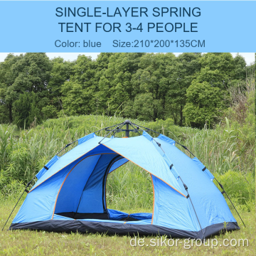 Qualität automatisch Pop-up-Camping-Zelt im Freien im Außenpop-up-Zelt für das Camping-wasserdichte Zelt im Freien